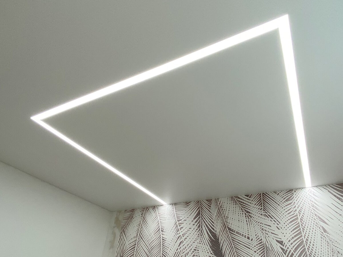 LED-linjat venytyskatoissa